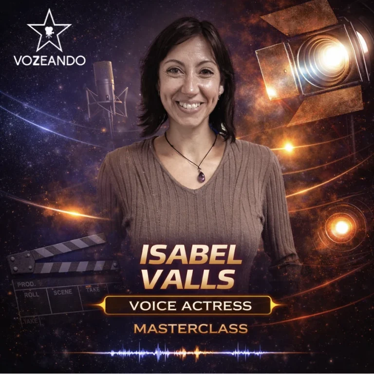 Isabel Valls, profesional del equipo docente de Vozeando
