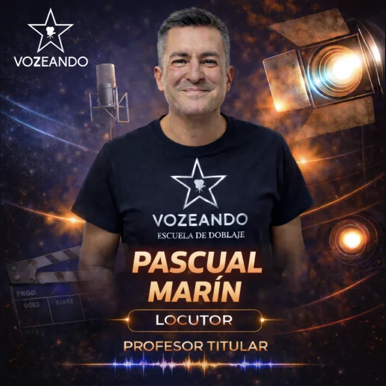 Pascual Marín, profesional del equipo docente de Vozeando