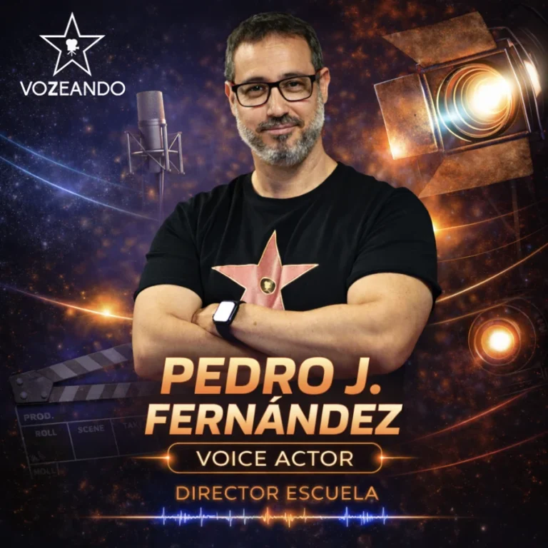 Pedro J. Fernández, profesional del equipo docente de Vozeando