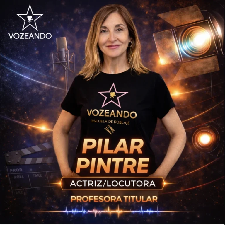 Pilar Pintre, profesional del equipo docente de Vozeando