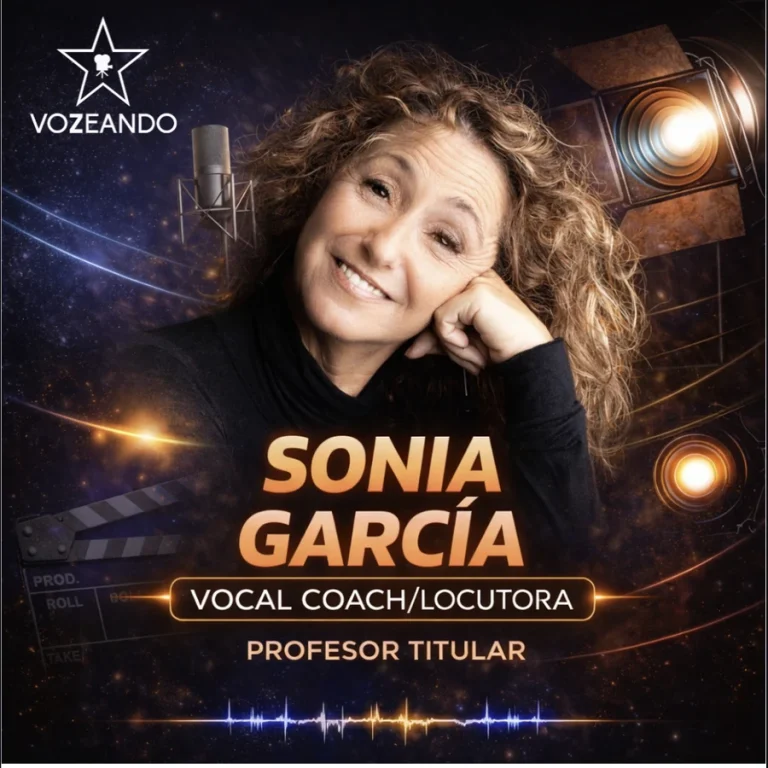 Sonia García, profesional del equipo docente de Vozeando
